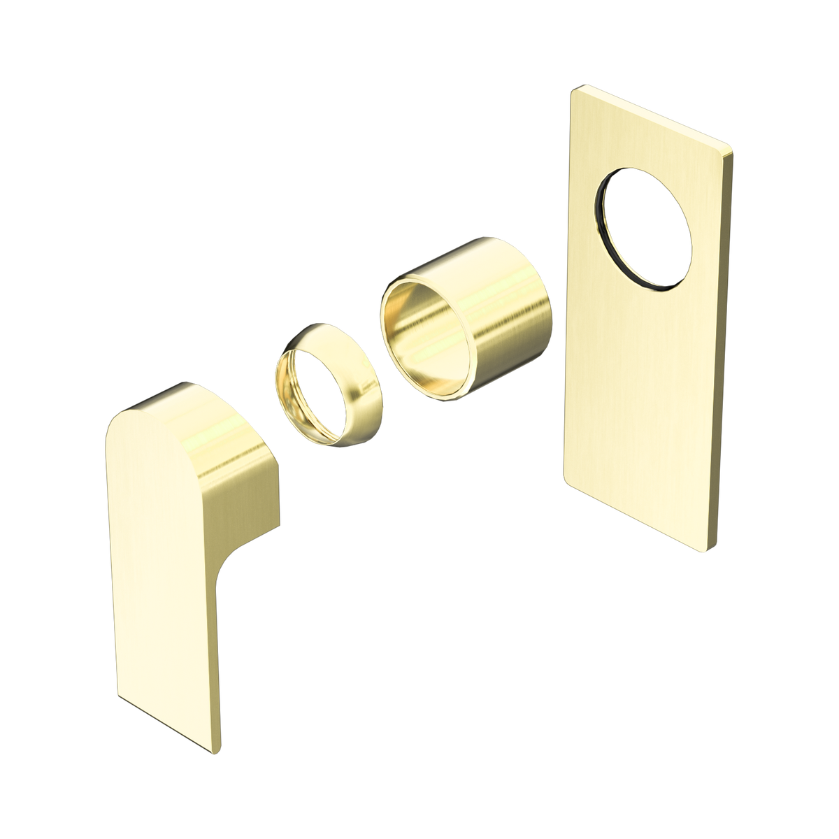 Bianca Shower Mixer Trim Kits Only Brushed Gold