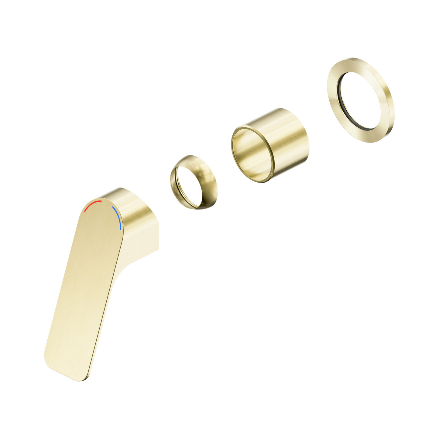 Bianca Care Shower Mixer 60mm Plate Trim Kits Only Brushed Gold