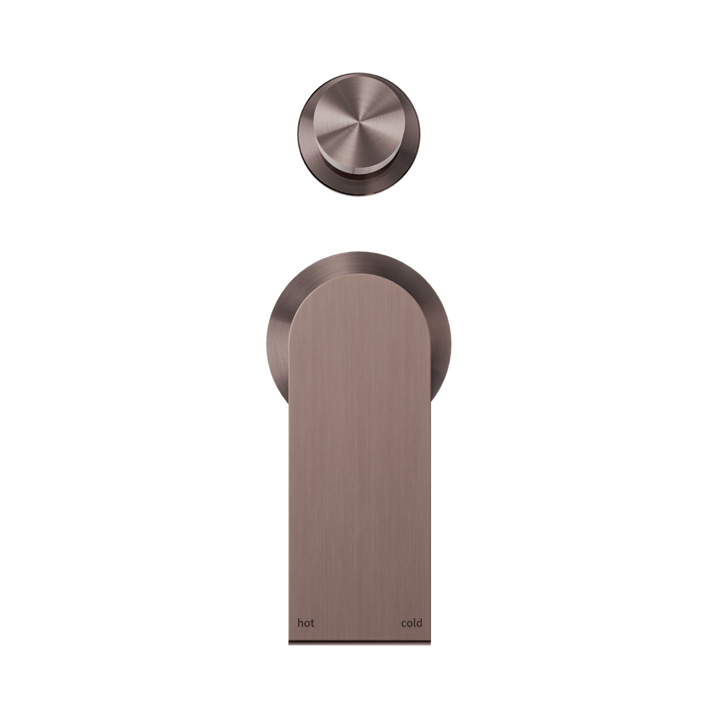 Bianca Shower Mixer With Diverter Separate Back Plate Brushed Bronze
