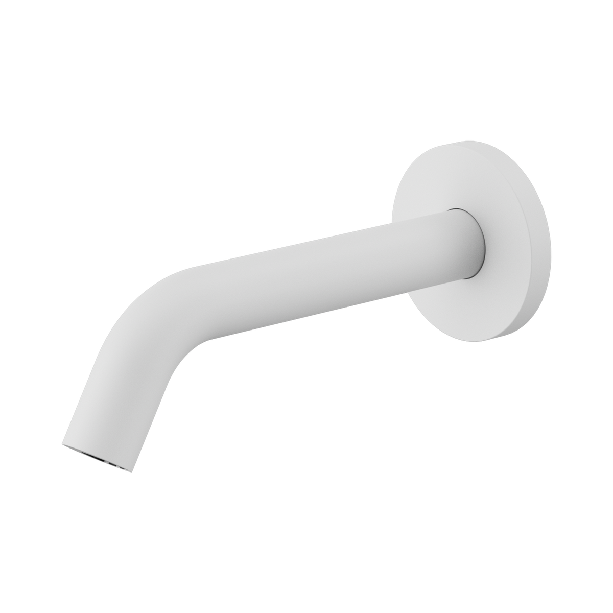 Mecca Wall-Mounted Sensor Tap with 80mm Wall Plate Matte White