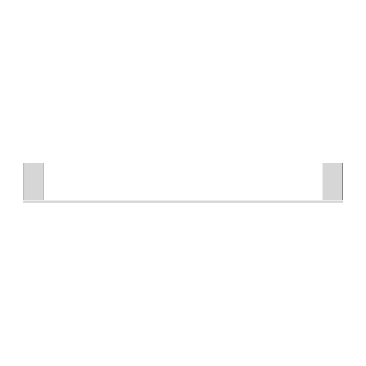 Celia Single Towel Rail 600MM - Reno Spares