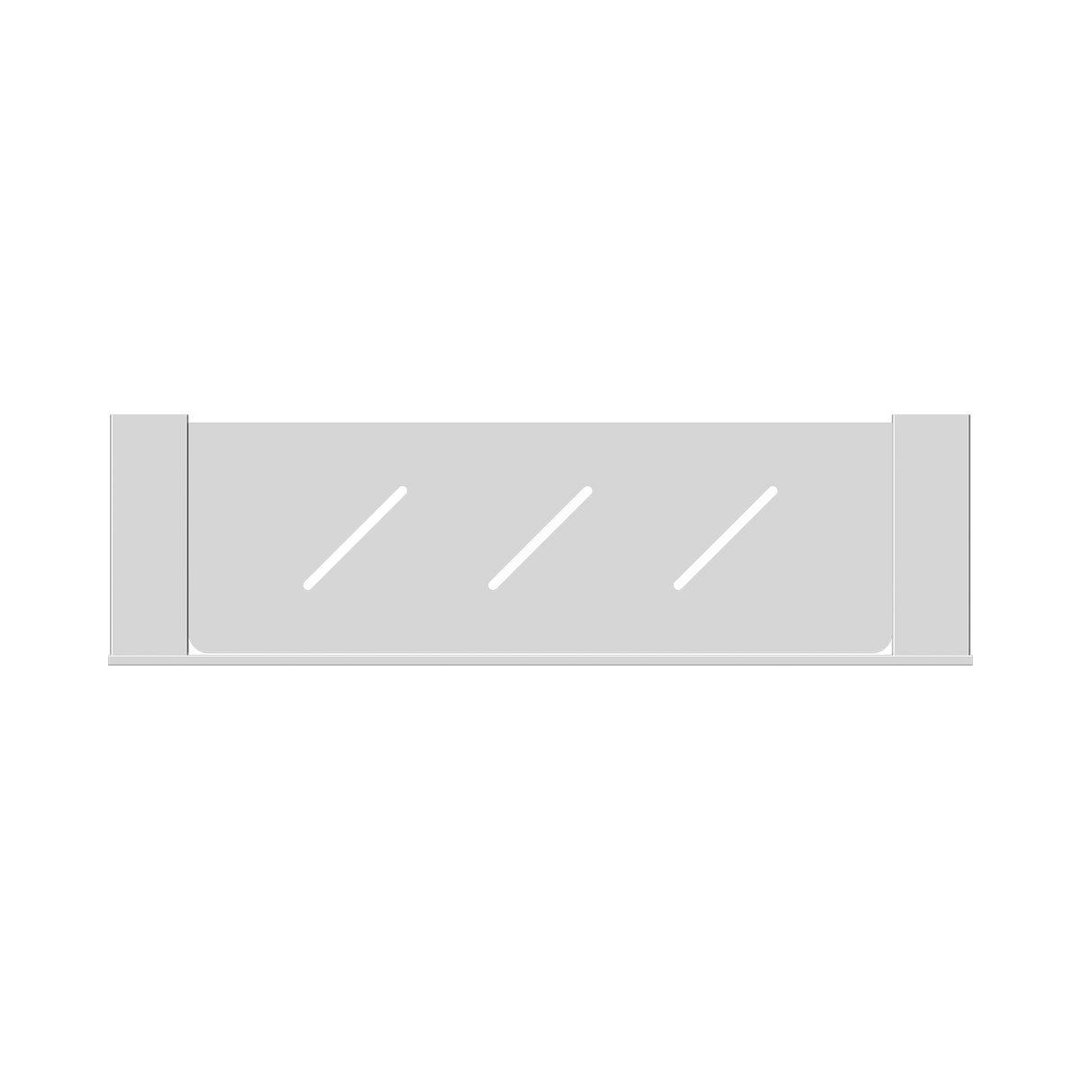 Celia Metal Shelf Chrome