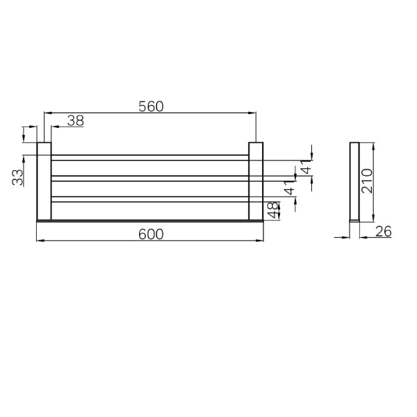 Nero Celia Towel Rack