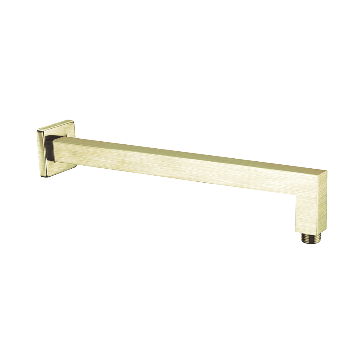Square Shower Arm Brushed Gold