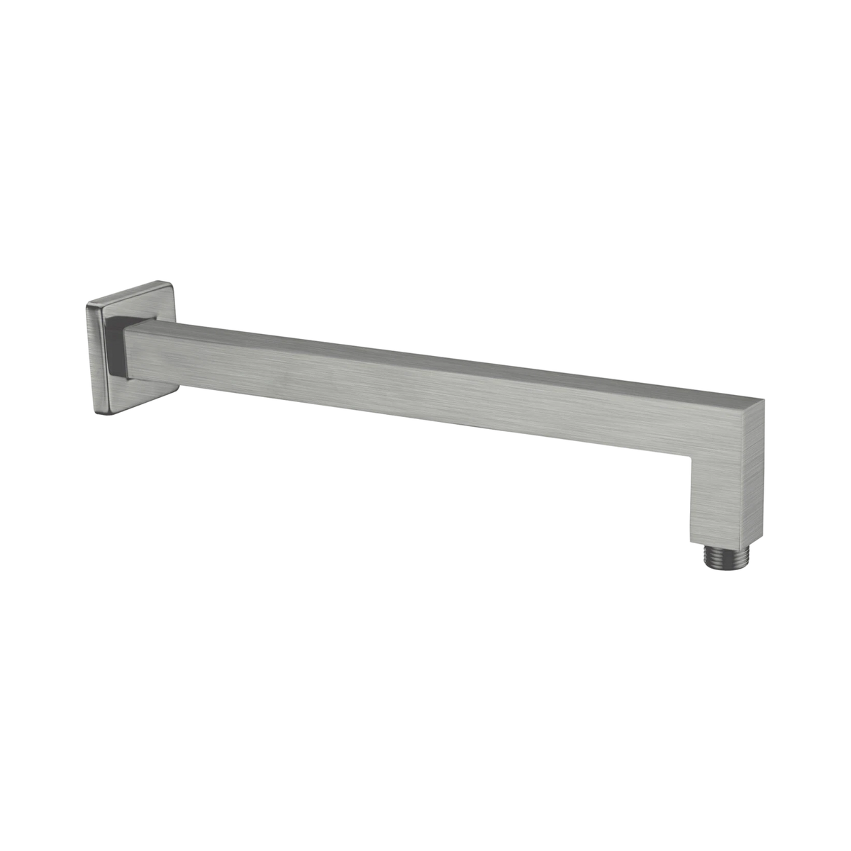 Square Shower Arm Gun Metal