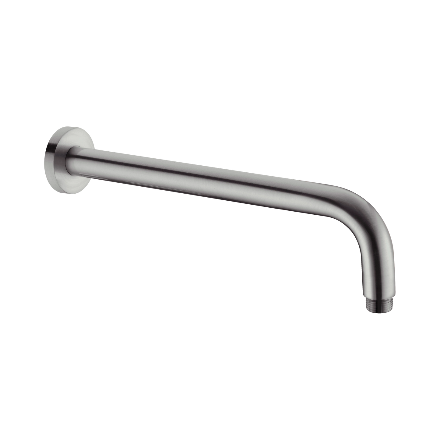 Round Shower Arm 330mm Length Gun Metal