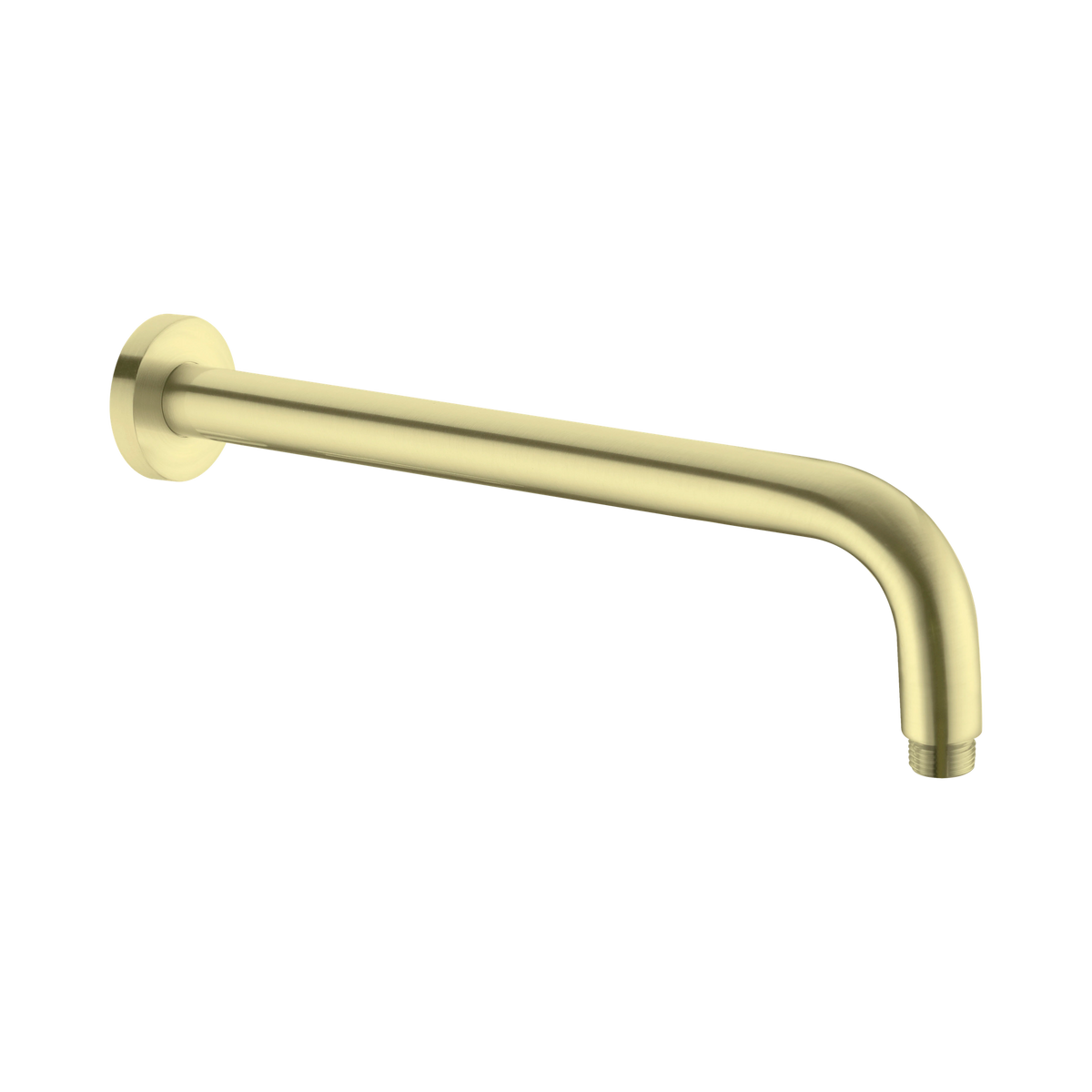 Round Shower Arm 500mm Length Brushed Gold