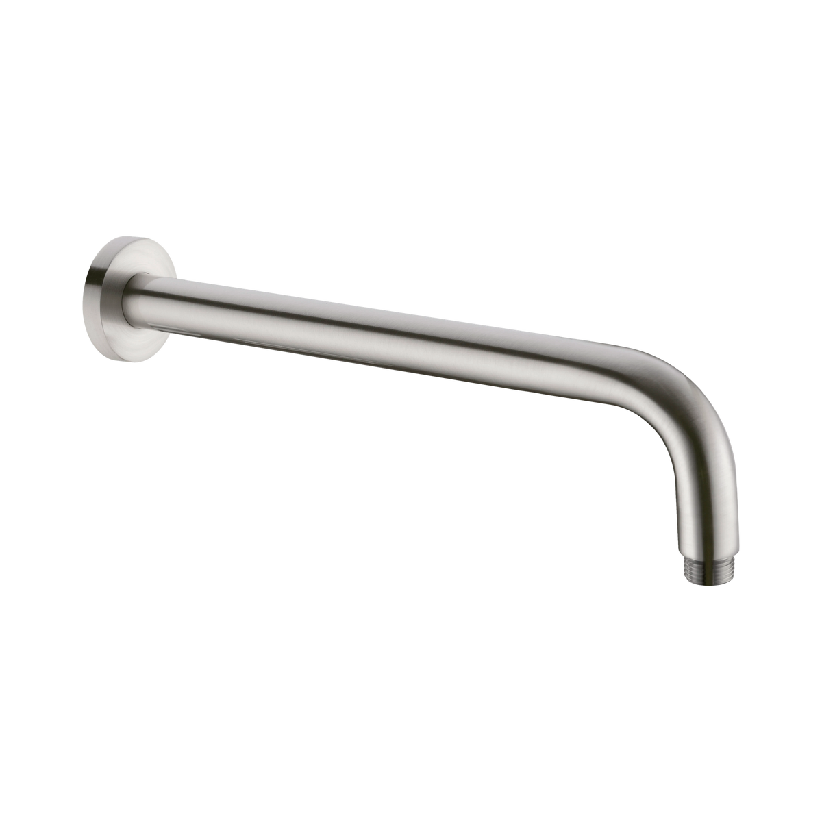 Round Shower Arm 500mm Length Brushed Nickel
