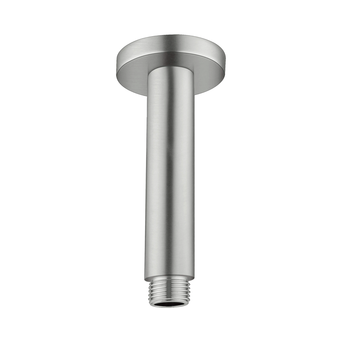 Round Ceiling Arm 100mm Length Brushed Nickel