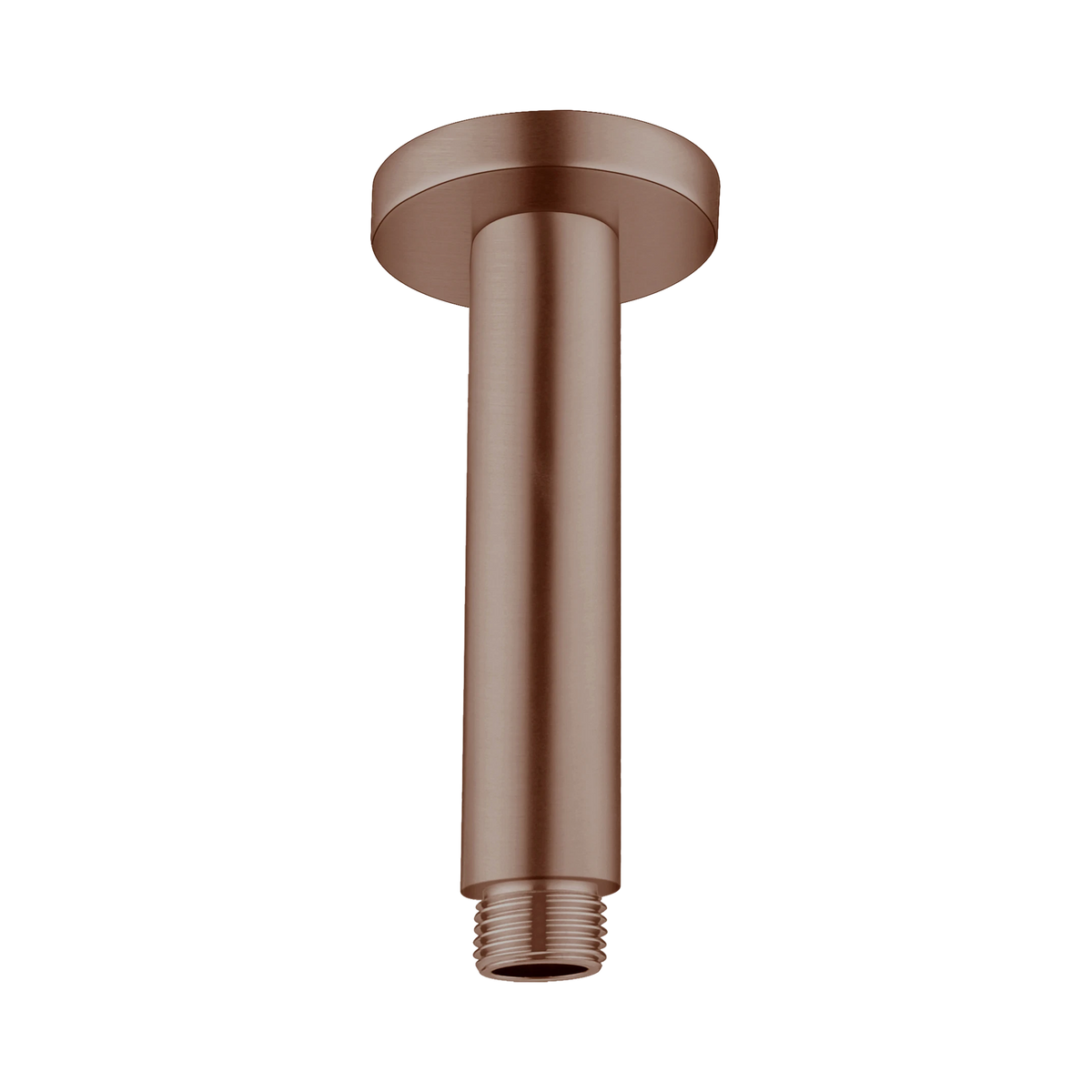 Round Ceiling Arm 150mm Length Brushed Bronze