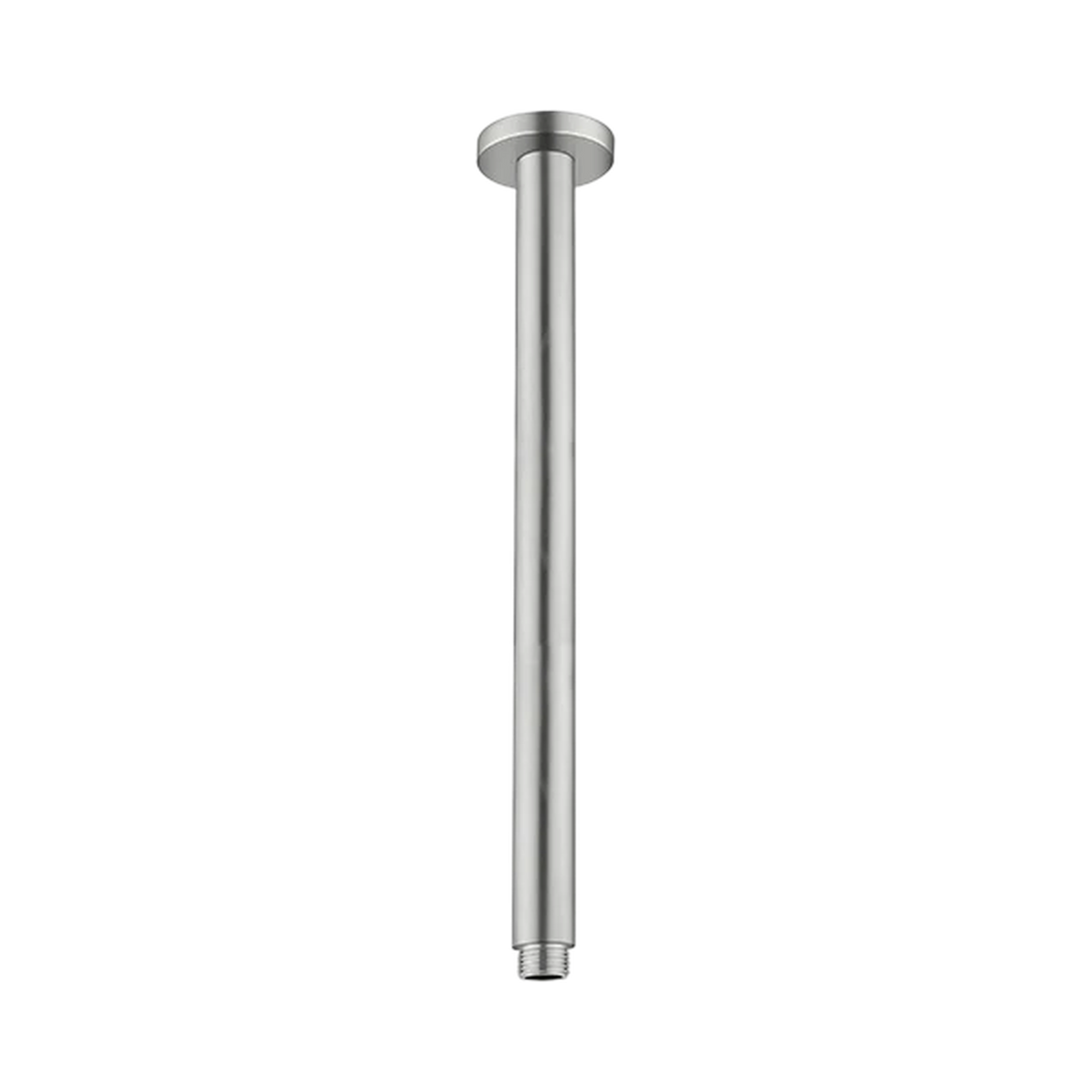 Round Ceiling Arm 300mm Length Brushed Nickel