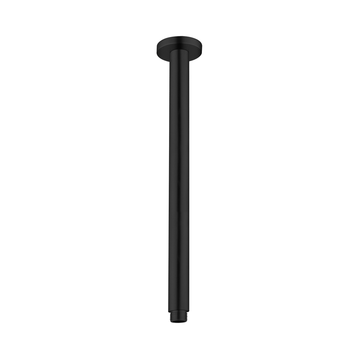 Round Ceiling Arm 300mm Length Matte Black
