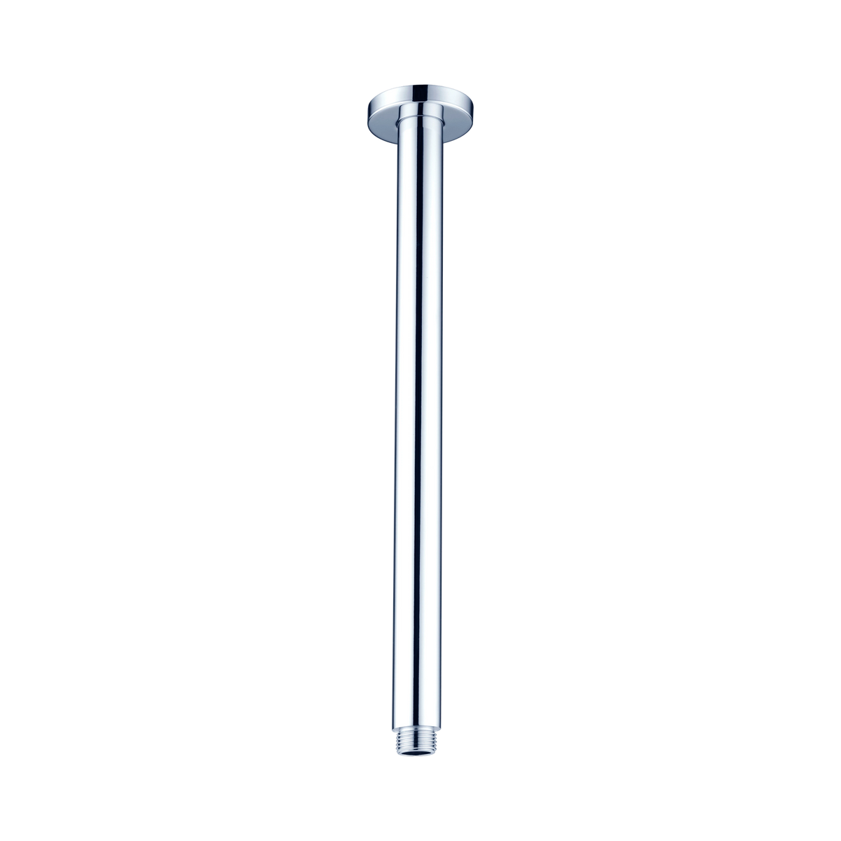 Round Ceiling Arm 450mm Length Chrome