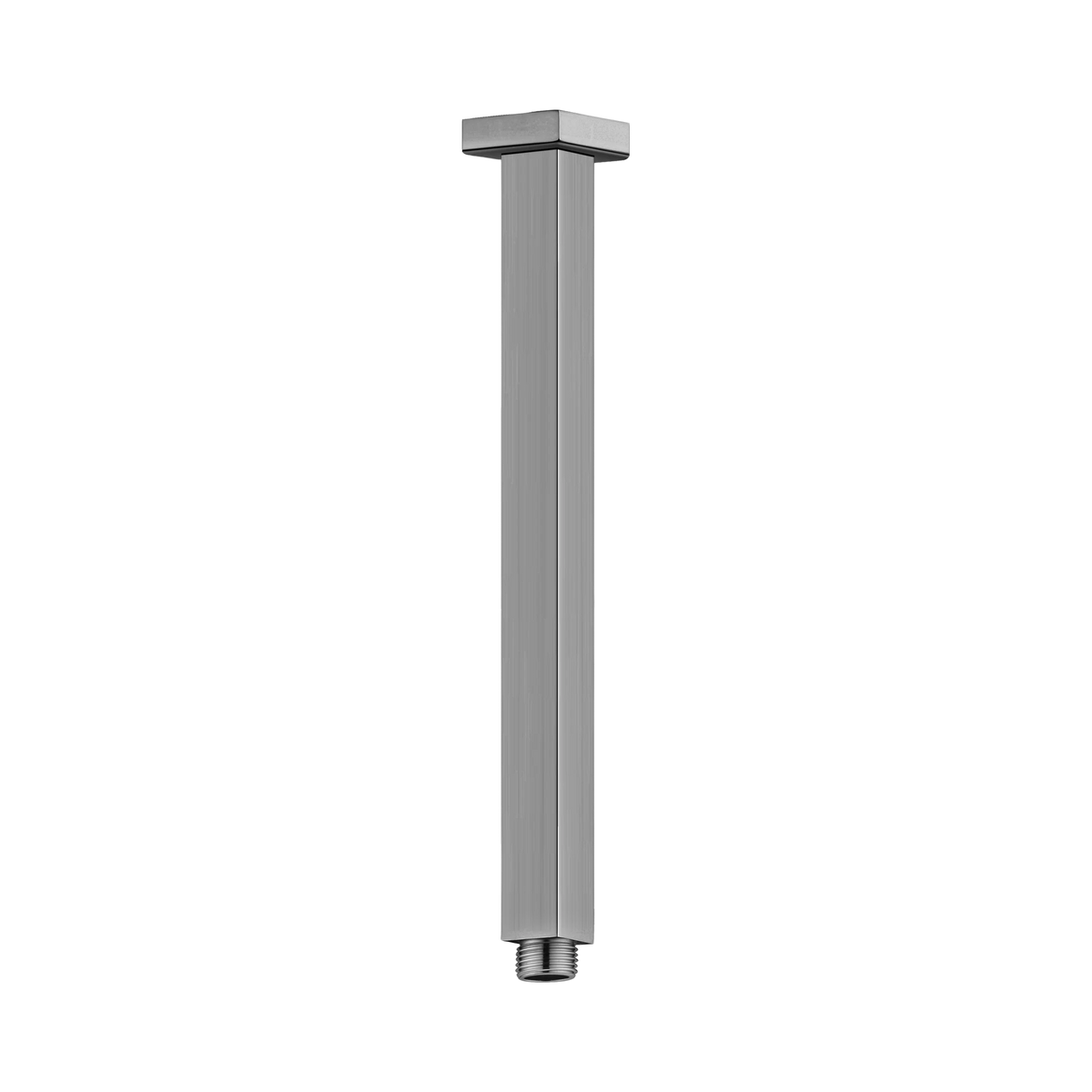 Square Ceiling Arm 300mm Length Gun Metal