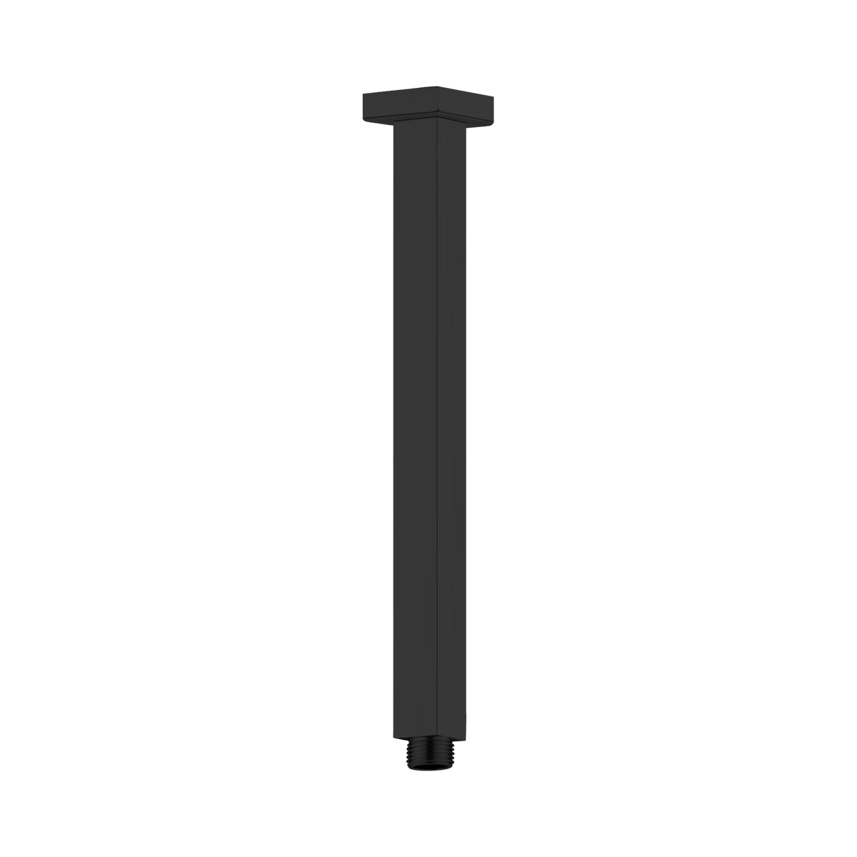 Square Ceiling Arm 300mm Length Matte Black