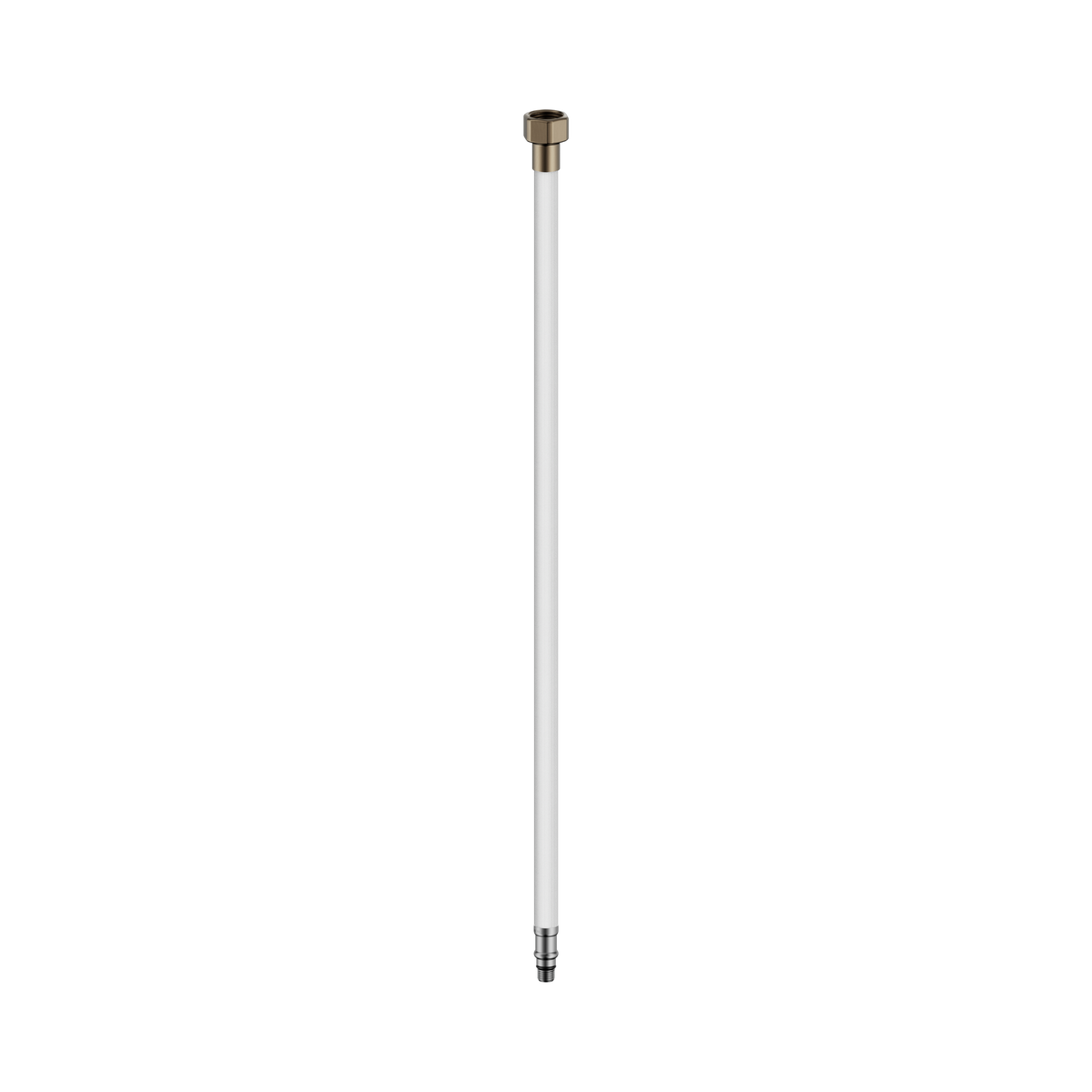 Premium Flexible Mixer Tap Hose Pair Brushed Bronze