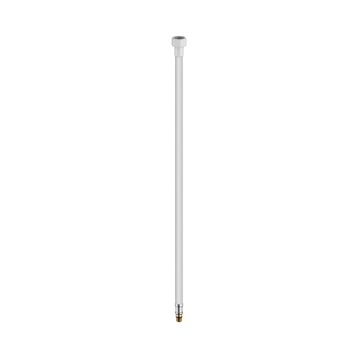 Premium Flexible Mixer Tap Hose Pair Matte White