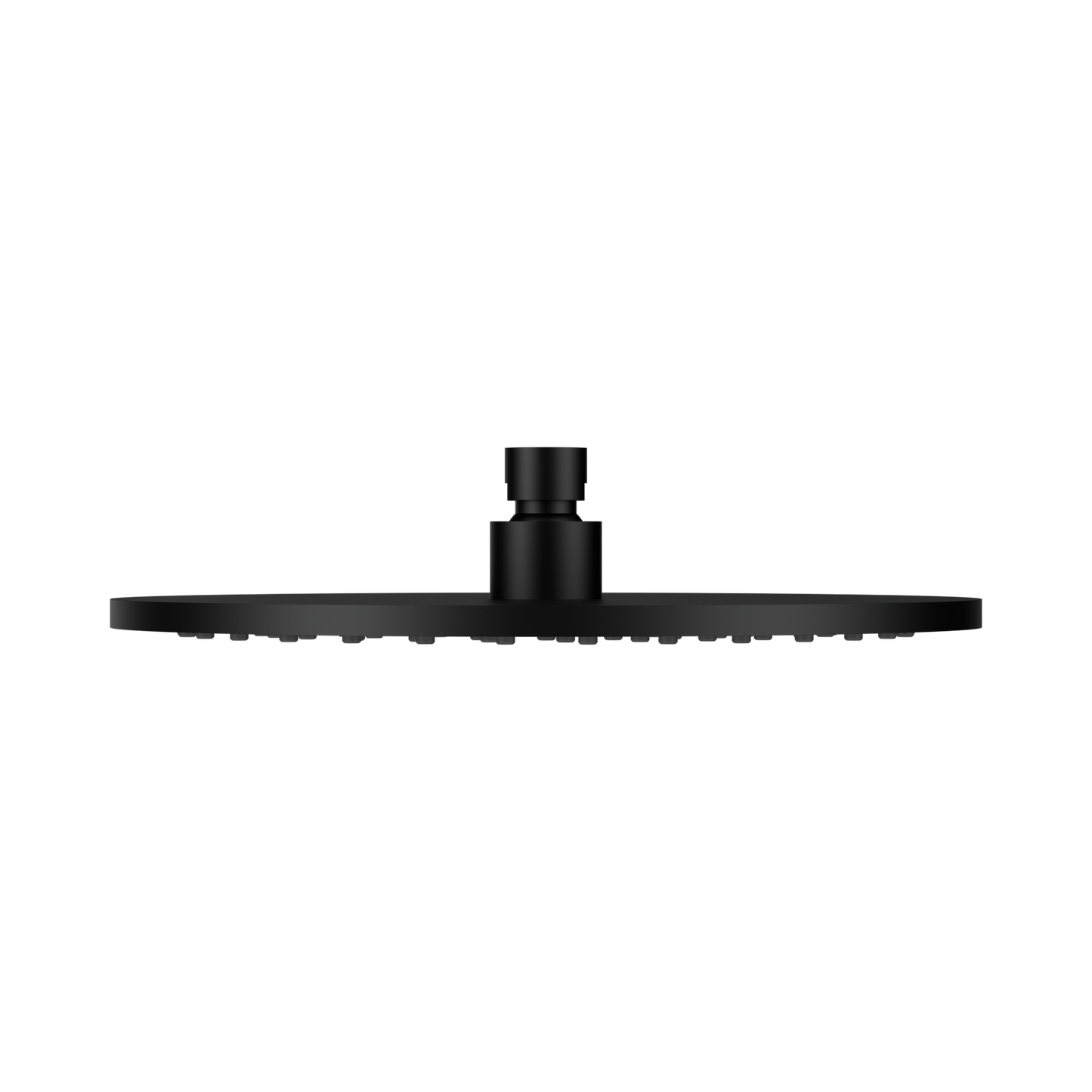 250mm Round Metal Shower Head II Matte Black