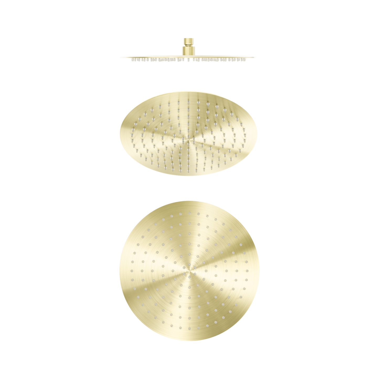 Zen SS316L 300mm Round Shower Head Brushed Gold