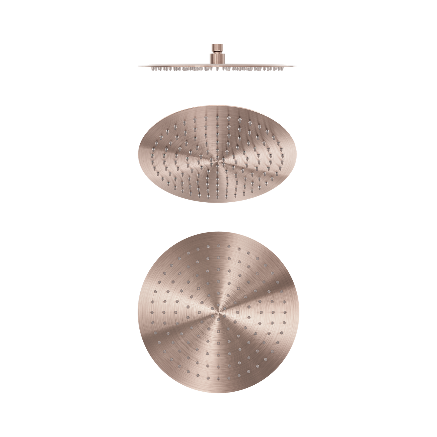 Zen SS316L 300mm Round Shower Head Brushed Bronze