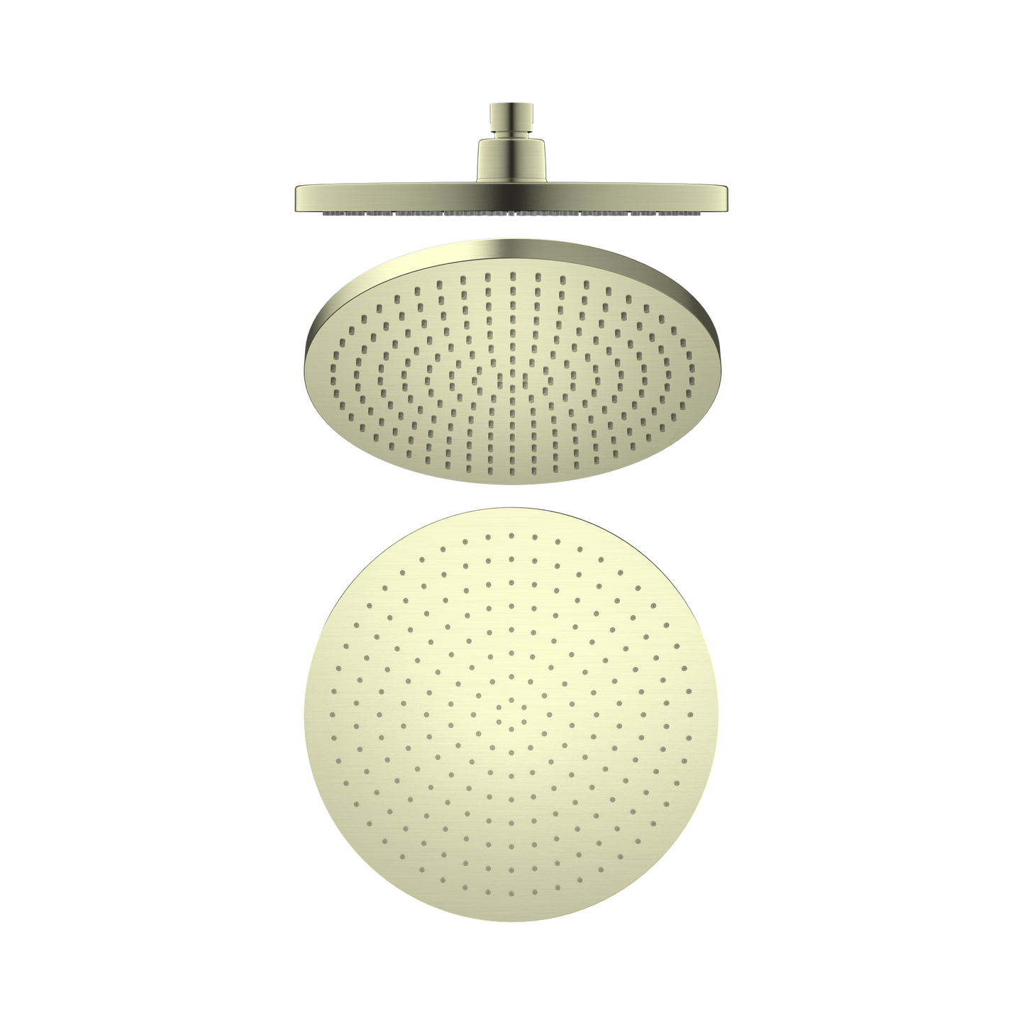 230mm Air Shower Head Brushed Gold
