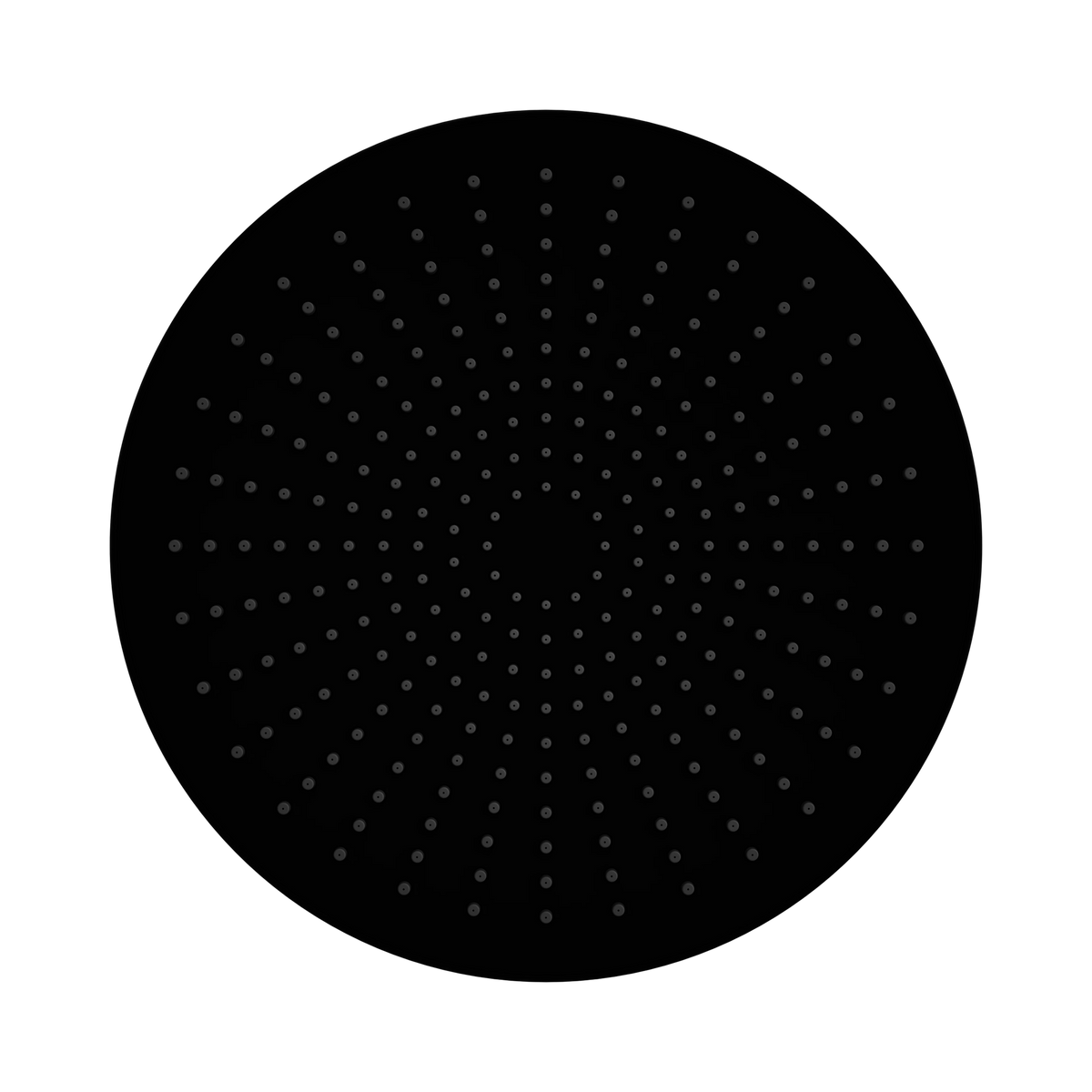 Opal 250mm Shower Head Matte Black
