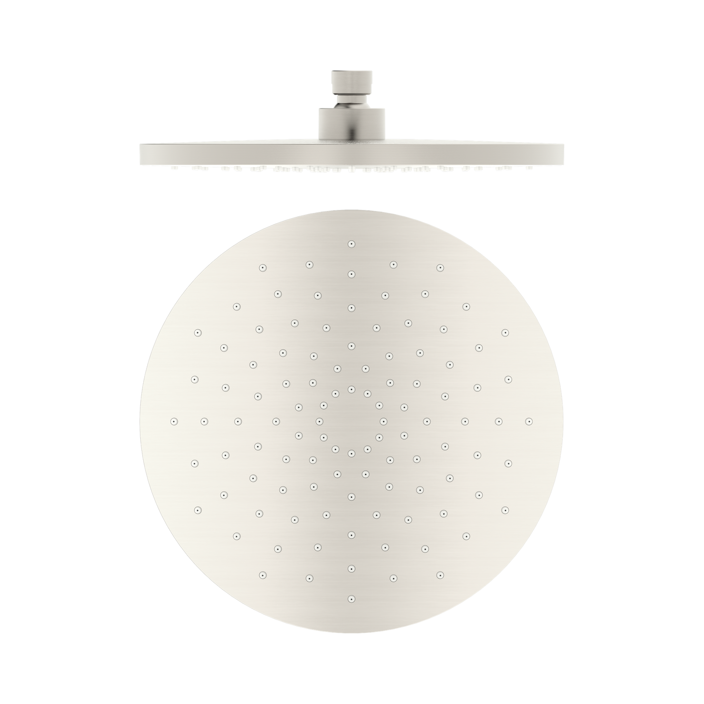 250mm ABS Round Shower Head Brushed Nickel