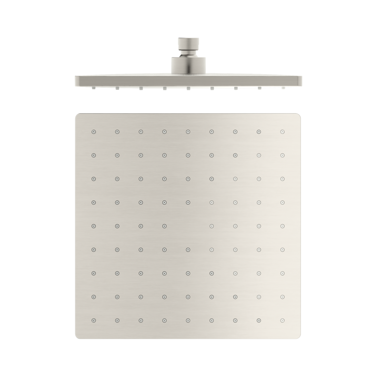 250mm ABS Square Shower Head Brushed Nickel