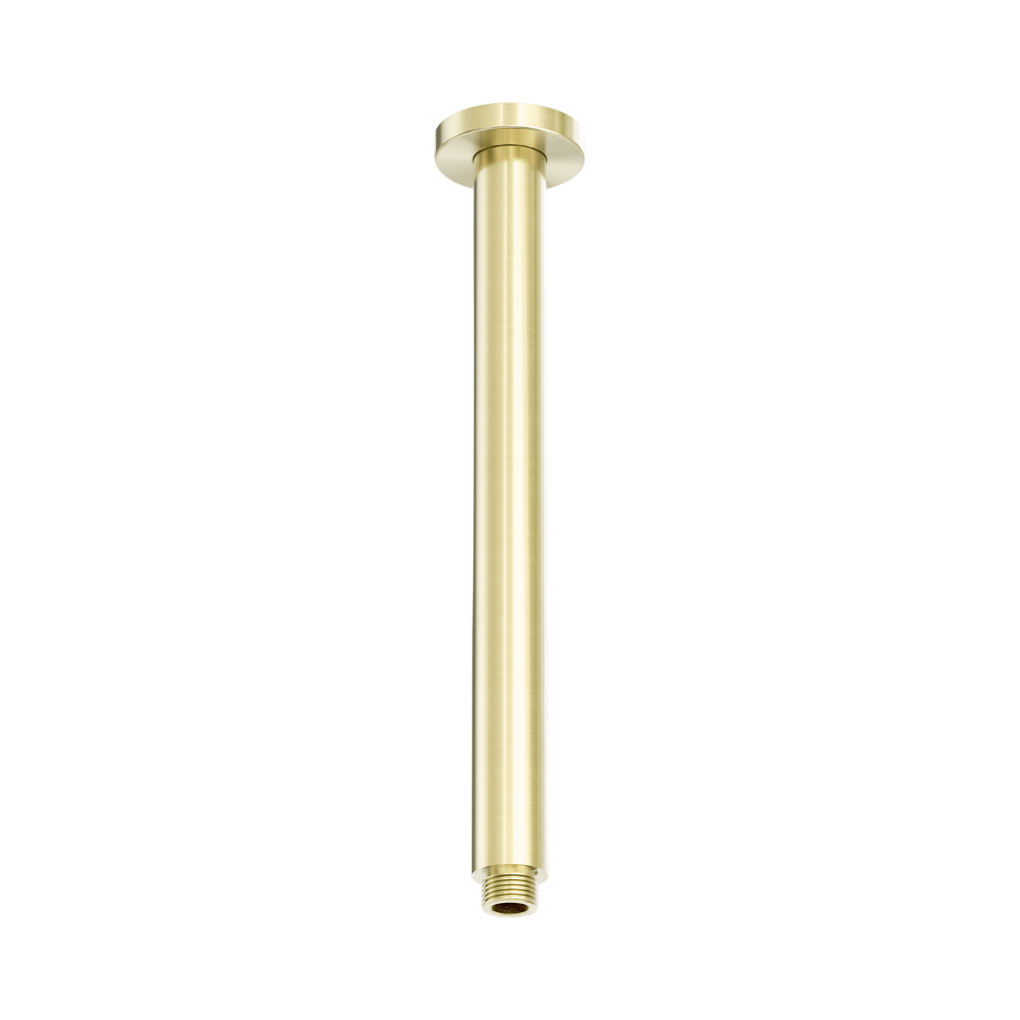 Zen SS316L Round Ceiling Arm 300mm Length Brushed