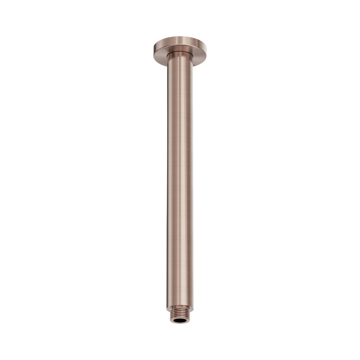 Zen SS316L Round Ceiling Arm 300mm Length Brushed Bronze