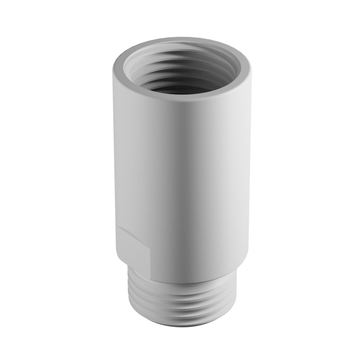 Dual Check Valve Male X Female G1/2 Matte White