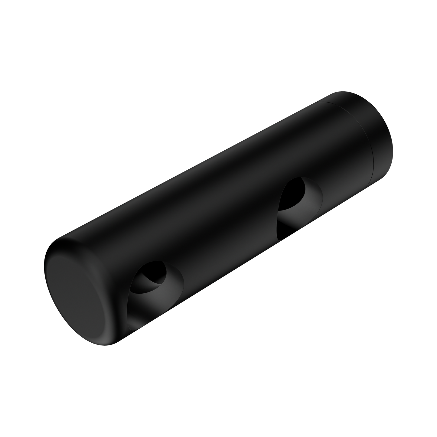 Mecca Care Make Your Own 25mm Grab Rail Double Towel Bracket Left Matte Black