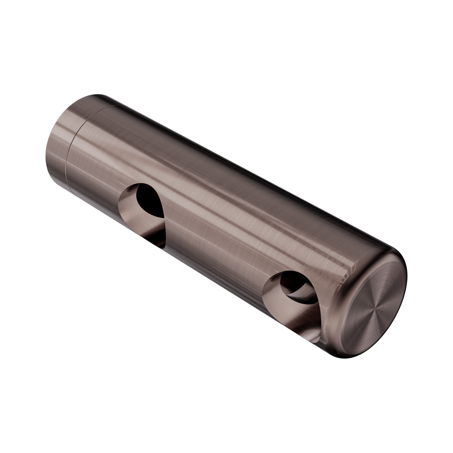 Mecca Care Make Your Own 25mm Grab Rail Double Towel Bracket Right Brushed Bronze