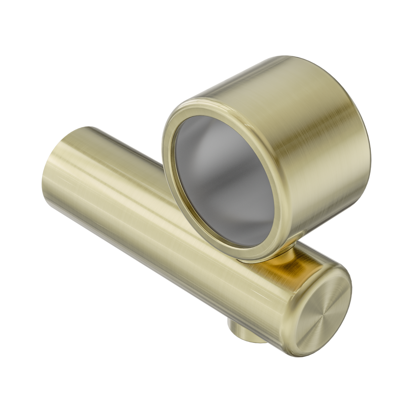 Mecca Care Make Your Own 32mm Hand Rail Undermount Mid Bracket Brushed Gold