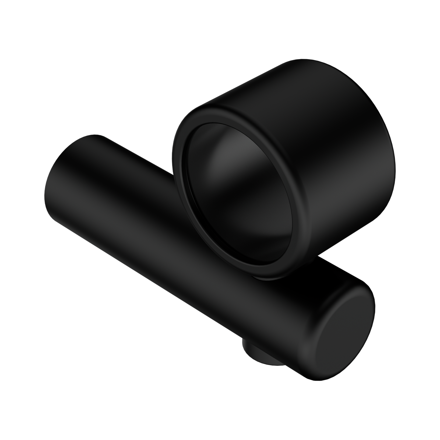 Mecca Care Make Your Own 32mm Hand Rail Undermount Mid Bracket Matte Black