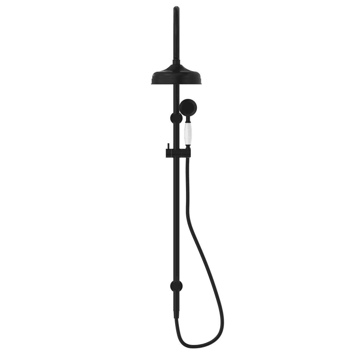 York Twin Shower With White Porcelain Hand Shower - Reno Spares