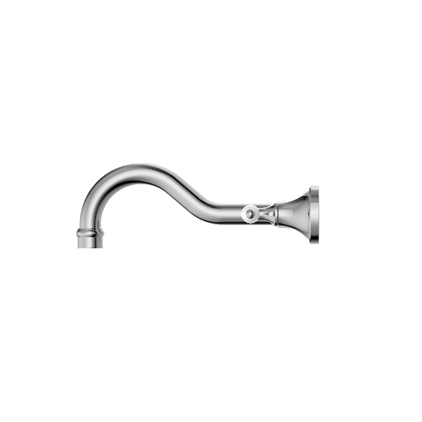 Nero York Wall Basin Set With Porcelain Lever NR692107a01CH