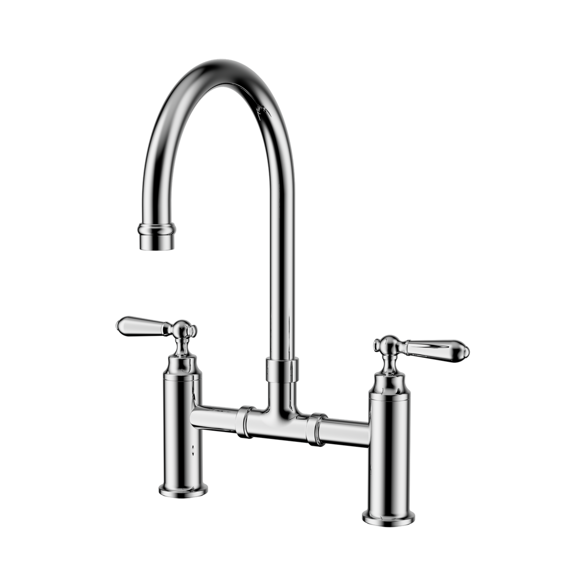 York Bridge Kitchen Set Chrome