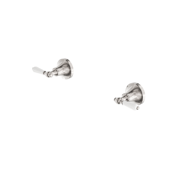 Nero York Wall Top Assemblies With Porcelain Lever NR692109b01BN
