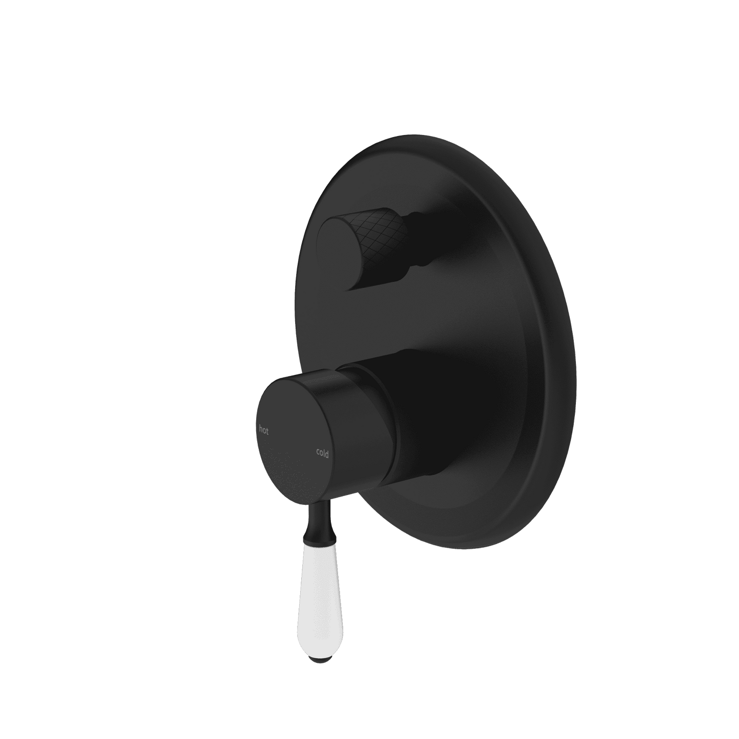 York Shower Mixer With Divertor With White Porcelain Lever - Reno Spares