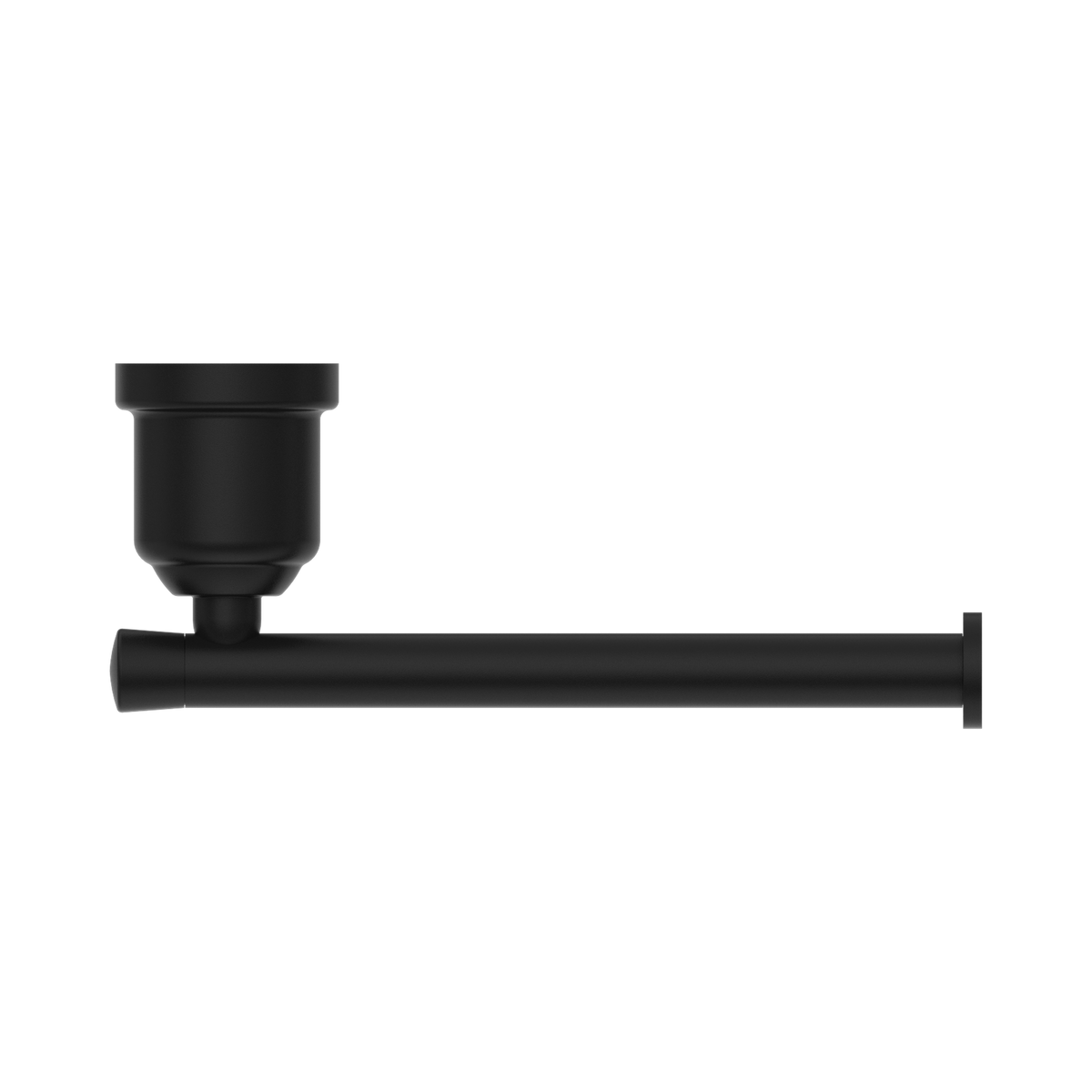 York Toilet Roll Holder Matte Black