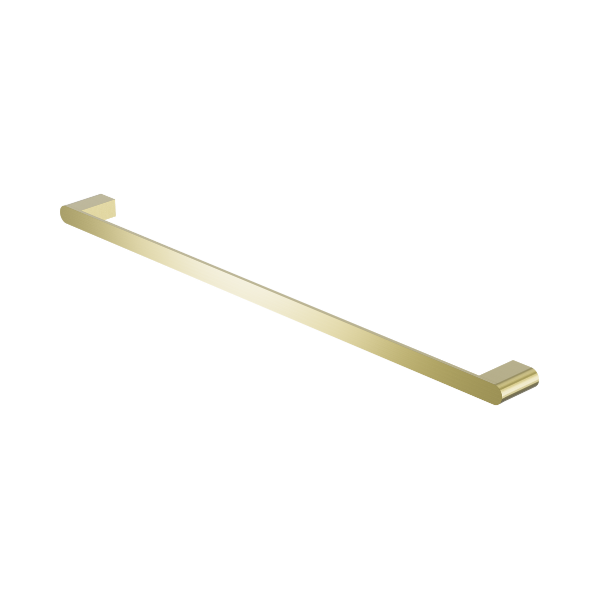 Bianca Single Towel Rail 800mm Brushed Gold