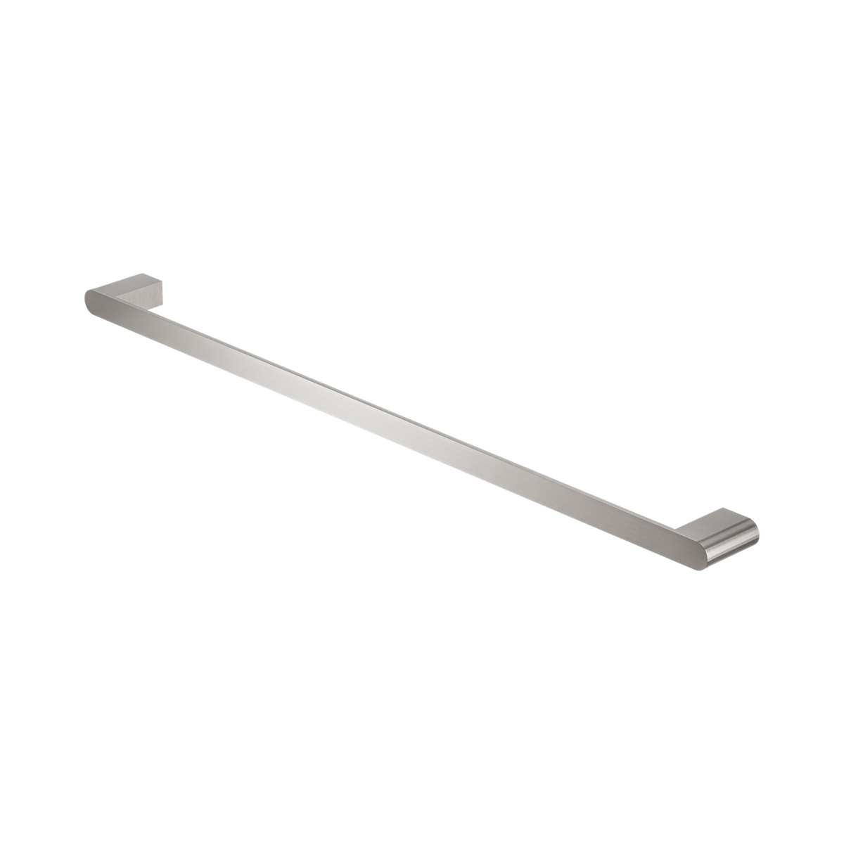 Bianca Single Towel Rail 800mm Brushed Nickel