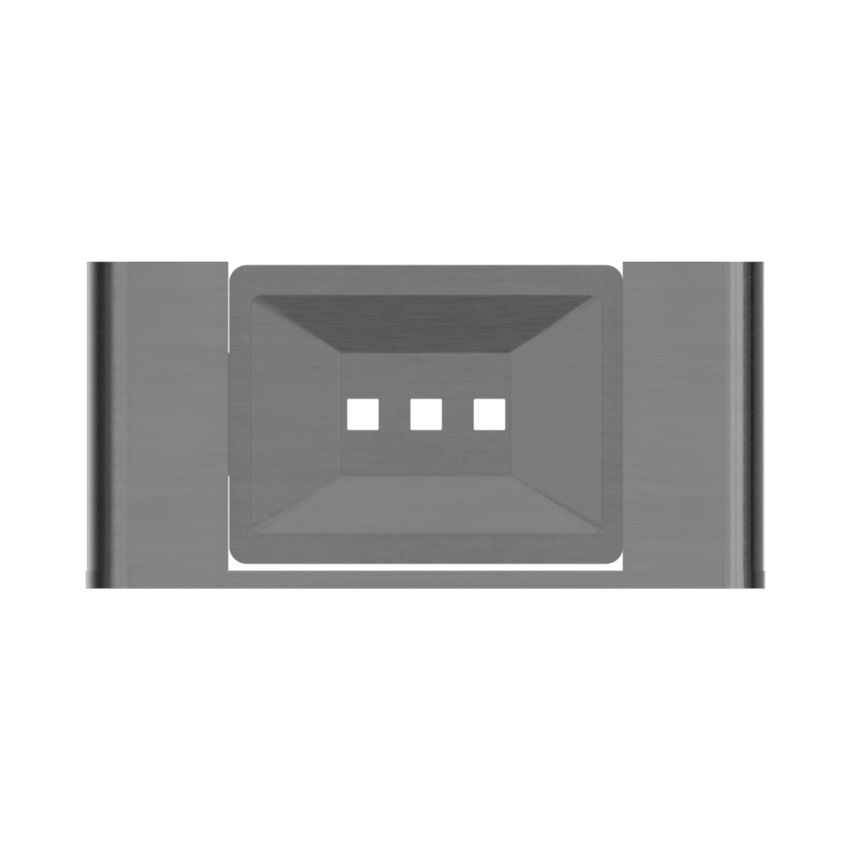 Bianca Soap Dish Holder Gun Metal