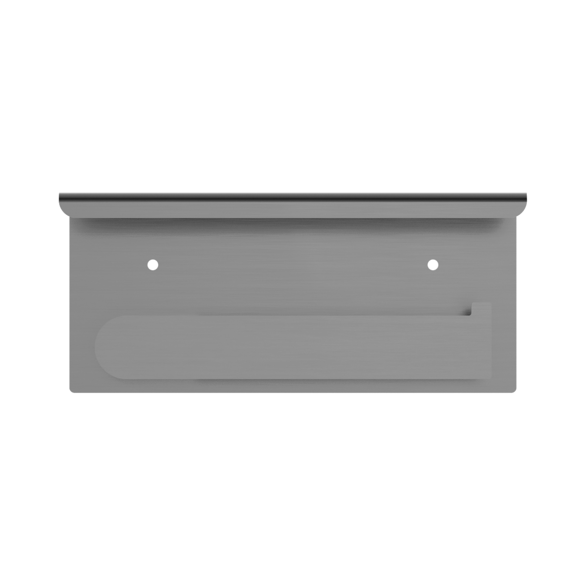 Bianca Toilet Roll Holder With Phone Holder Gun Metal