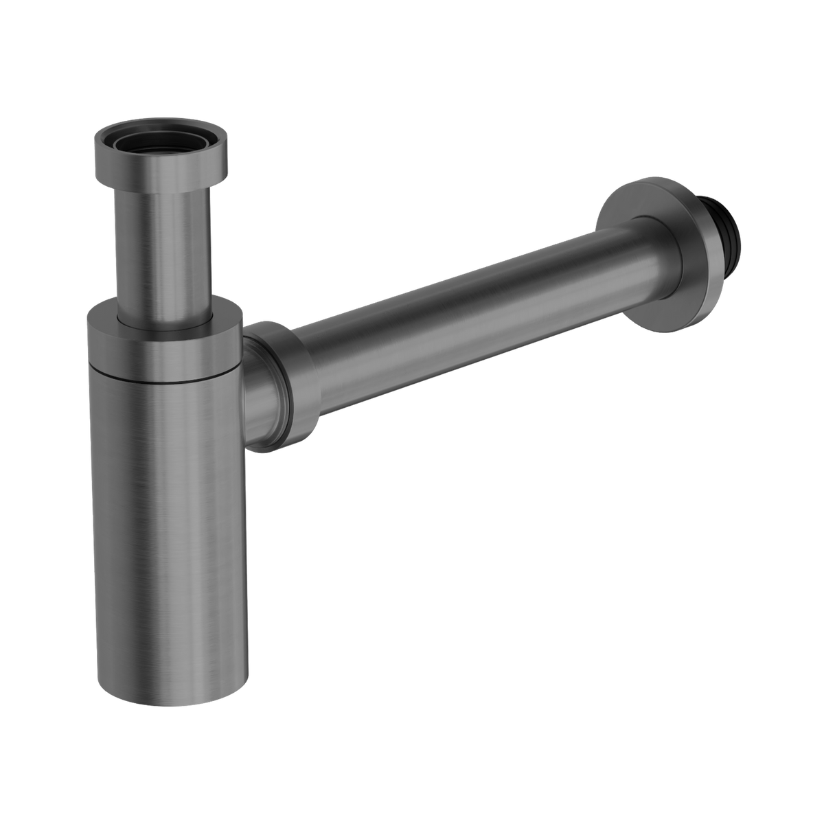 40mm Round Bottle Trap Graphite