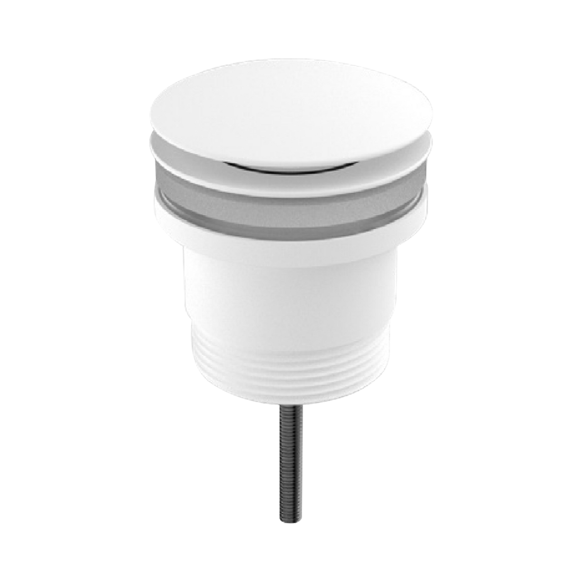 Universal Pop Up Waste Matte White