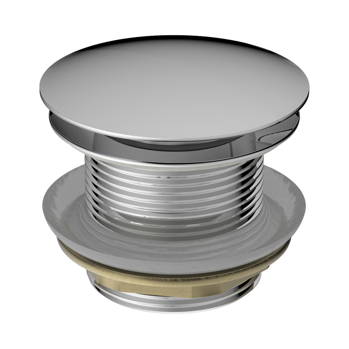 40mm Bath Pop-Up Plug With Removable Waste No Overflow Chrome