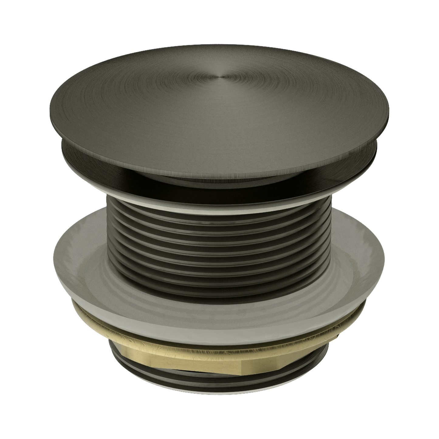 40mm Bath Pop-Up Plug With Removable Waste No Overflow Graphite