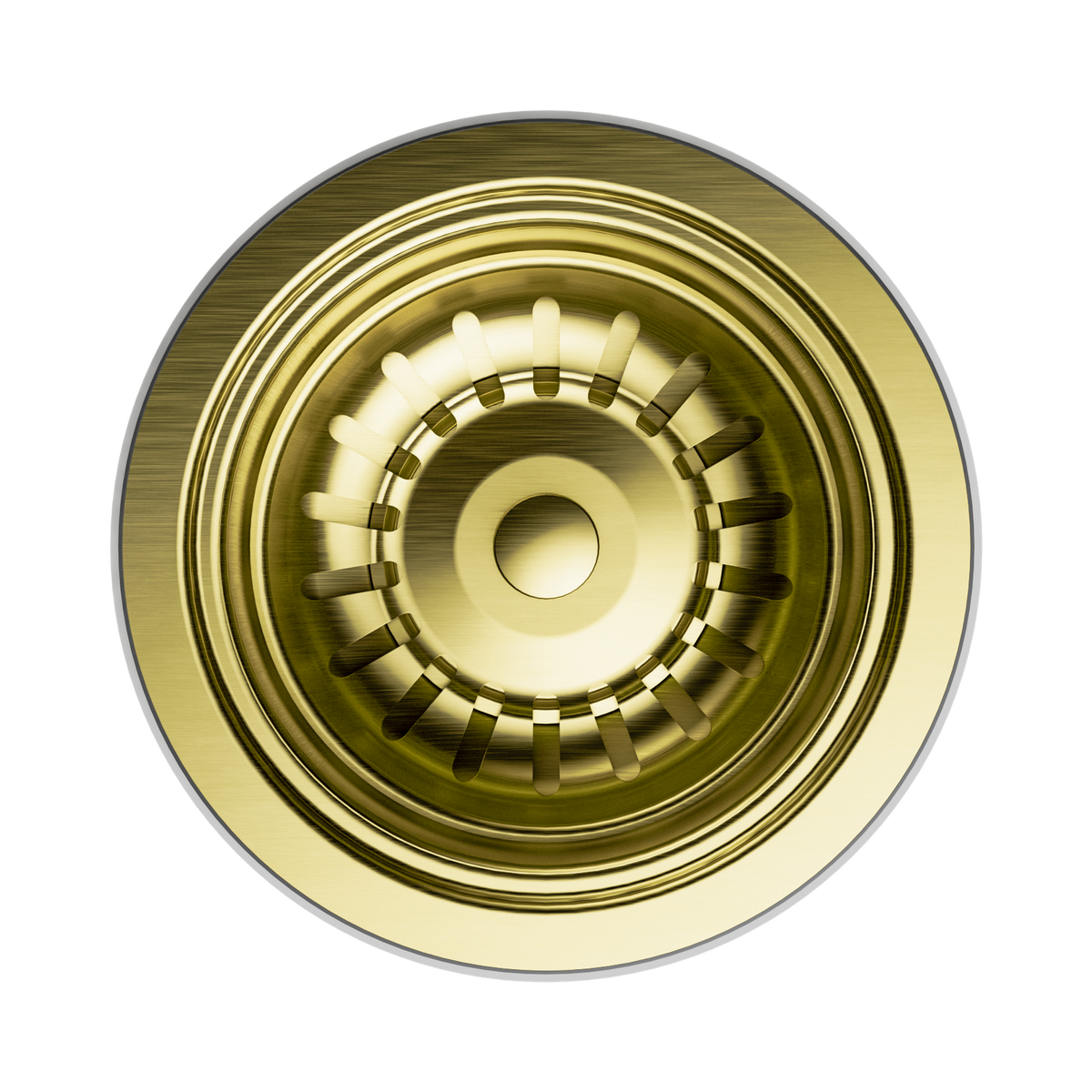 Kitchen Sink Basket Waste Brushed Gold